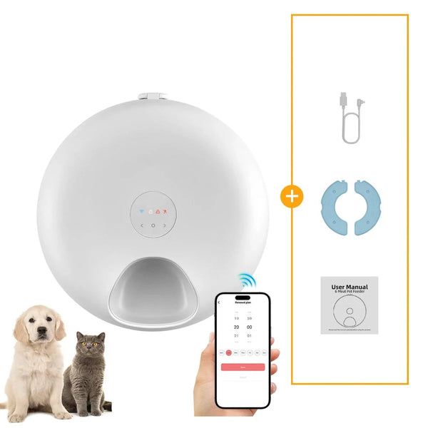 Rechargeable Automatic Wet Food Feeder – Smart Timed Dispenser for Cats & Dogs