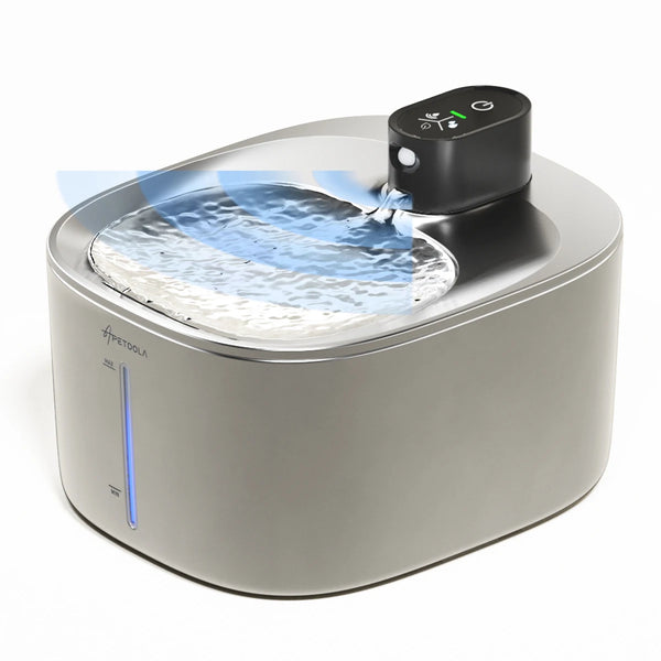 Wireless Pet Water Fountain – 4L Stainless Steel Auto Sensor Drinking Dispenser for Cats & Dogs