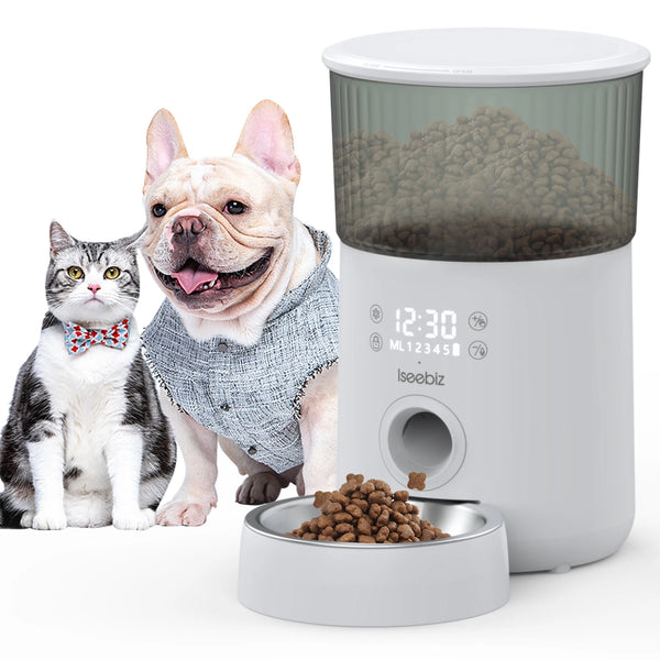 Smart Automatic Pet Feeder 3L with WiFi, Portion Control & Voice Recorder