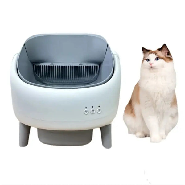 Smart Automatic Cat Litter Box – Self-Cleaning Electric Cat Toilet with Odor Control