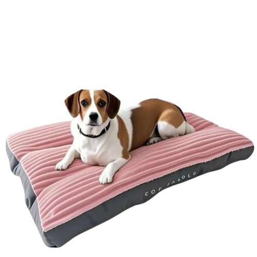 Large Corduroy Dog Bed – Soft Washable Mat for Medium & Large Dogs