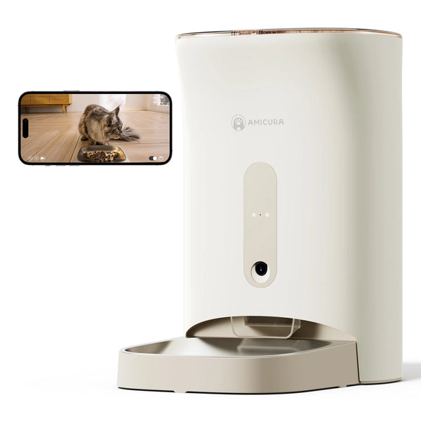 Smart Automatic Pet Feeder with 2K Camera & App Control – 4.5L